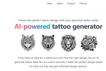 TattoosAI-在线AI纹身生成工具：提供独特纹身设计灵感