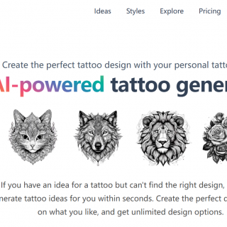 TattoosAI-在线AI纹身生成工具：提供独特纹身设计灵感