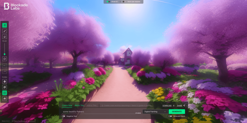 Skybox AI 一键生成 3D 场景图，可选择哪些创意风格？ 第1张