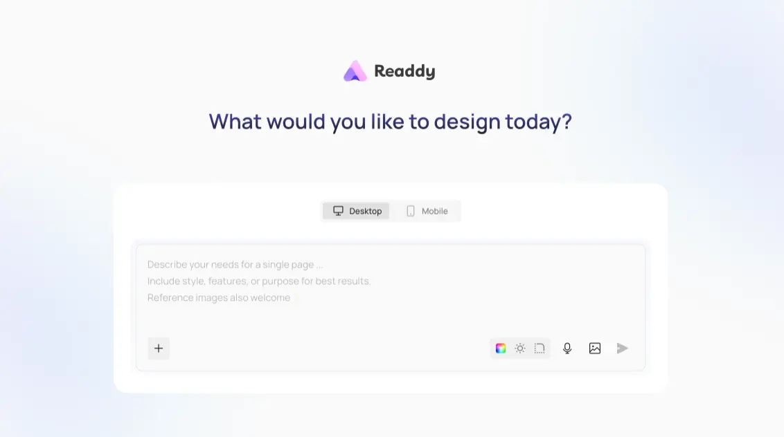 巧用 Readdy AI 设计工具，从概念到产品原型只需这几步！ Readdy、AI 设计工具、产品原型设计、AI 辅助设计 第1张